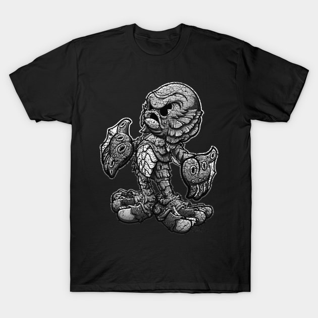 Creachy Creach (Black & White) T-Shirt by indiespiv